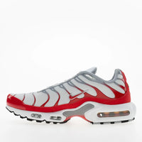 Nike Air Max Plus White University Red Wolf Grey