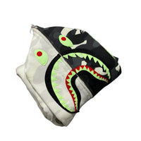 BAPE Shark Glow in the Dark Split Camo Hoodie Black/White Size XS