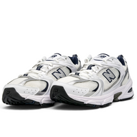 New Balance 530 White Silver Navy