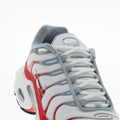 Nike Air Max Plus White University Red Wolf Grey