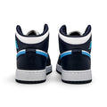 Jordan 1 Mid Obsidian Dark Powder Blue (GS)