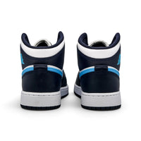 Jordan 1 Mid Obsidian Dark Powder Blue (GS)