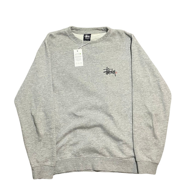 Stussy Gray Crewneck Size M