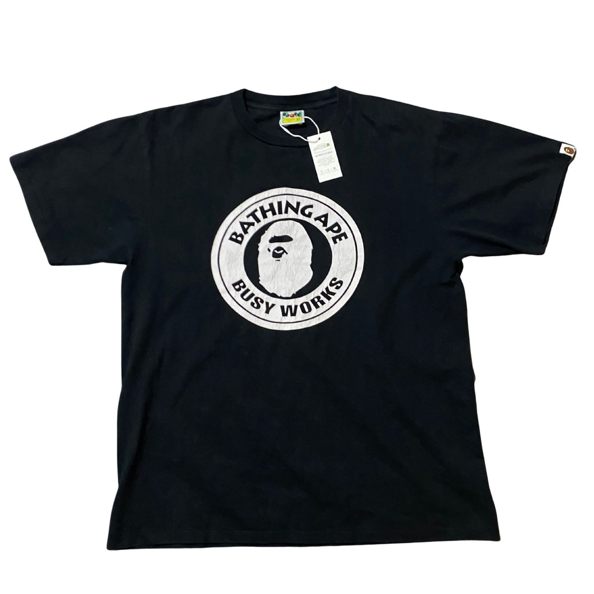 BAPE Busy Works Tee Black Size XL