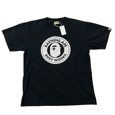 BAPE Busy Works Tee Black Size XL