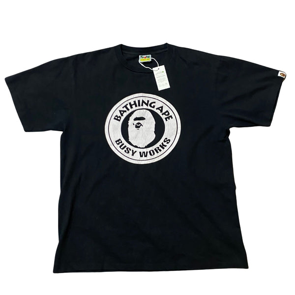 BAPE Busy Works Tee Black Size XL