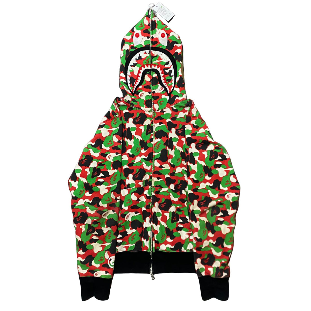 BAPE Shark Dubai 3rd Anniversary Camo Hoodie Size M