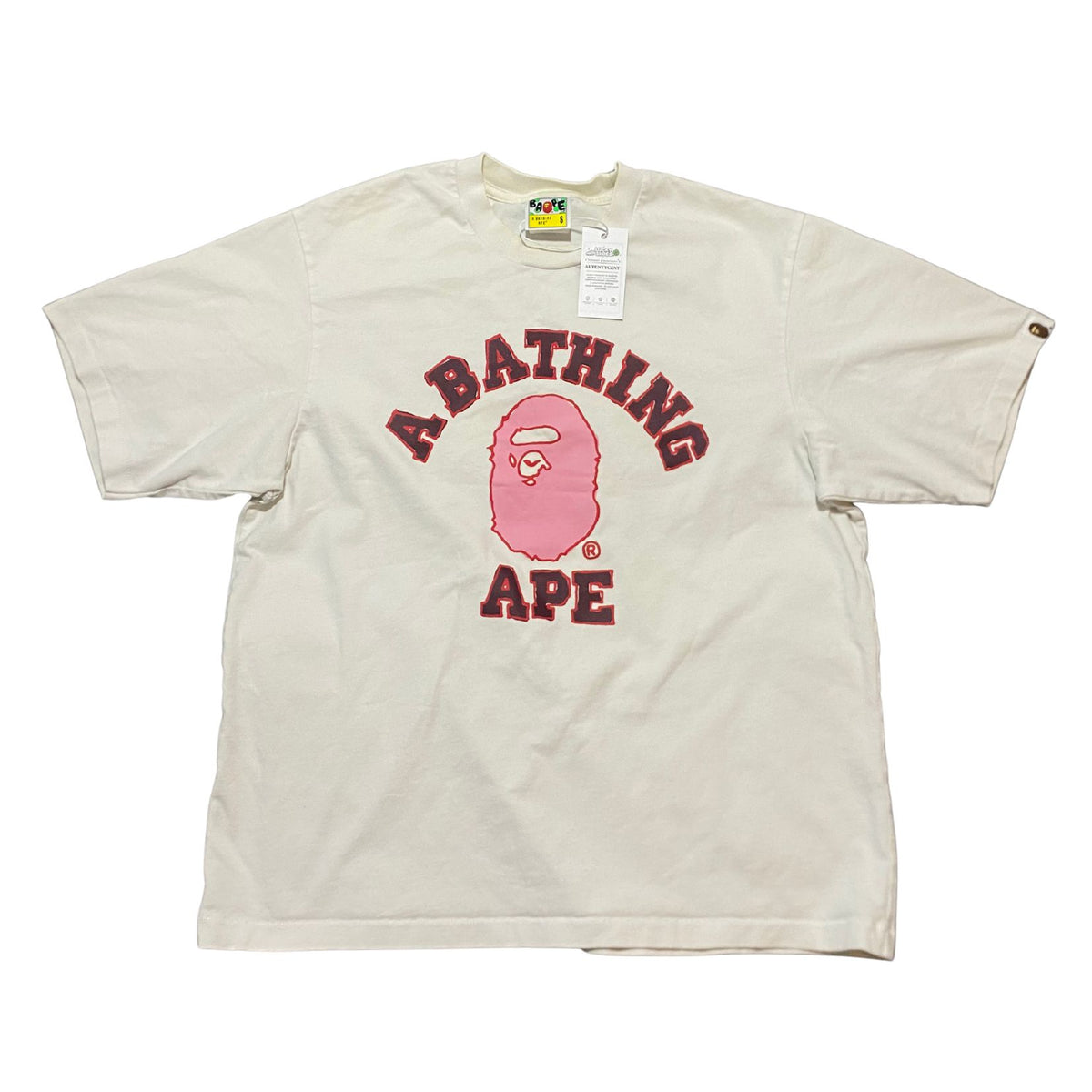 BAPE College Tee Hand Draw Collection Size S