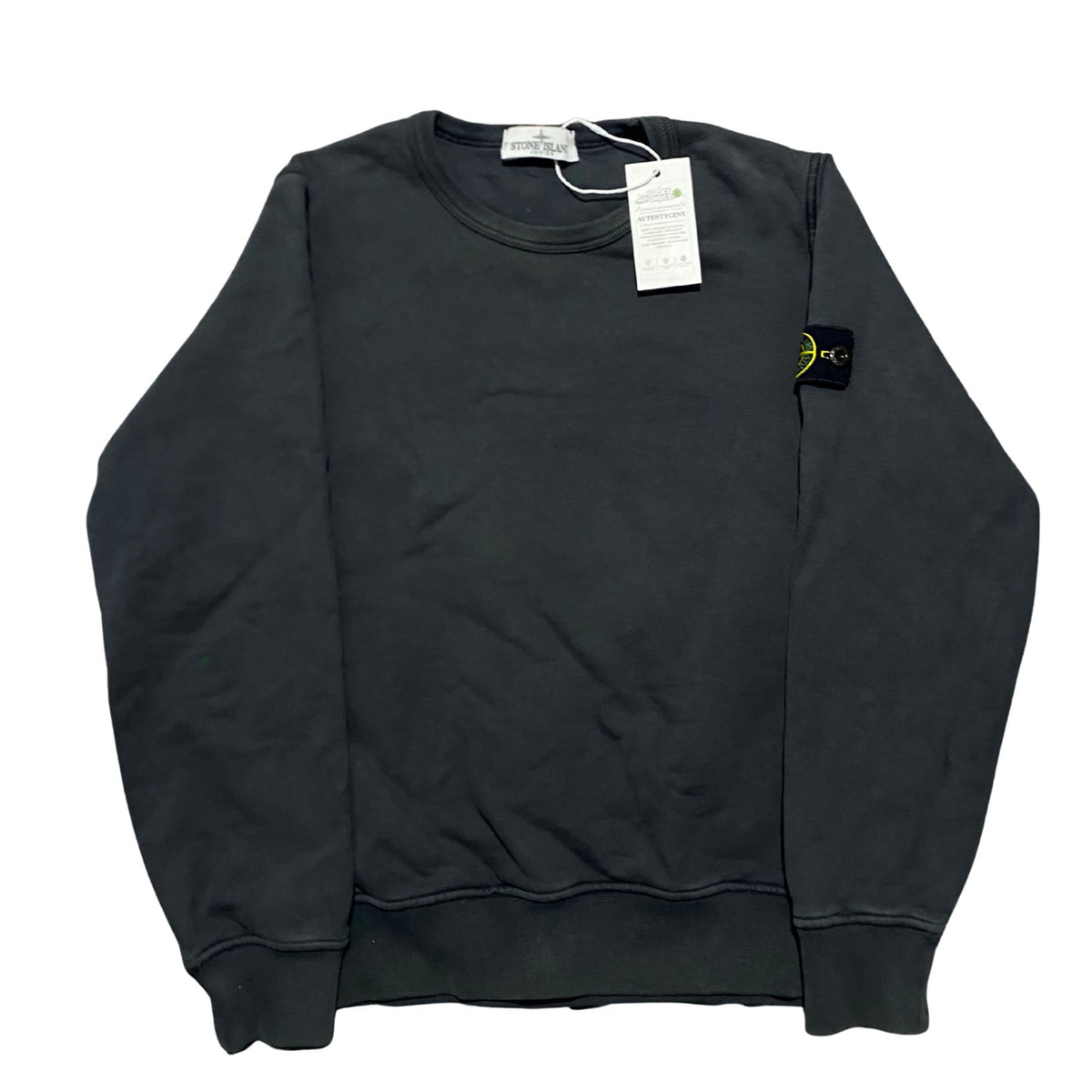 Stone Island Crewneck Gray-Green Size XS