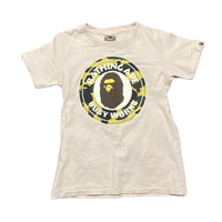 BAPE Busy Works Tee Light Pink Women’s Size XXS