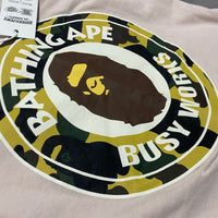 BAPE Busy Works Tee Light Pink Women’s Size XXS