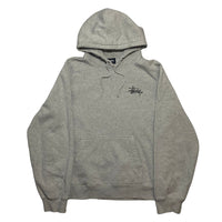 Stussy Gray Pullover Hoodie Size L (Fits S)