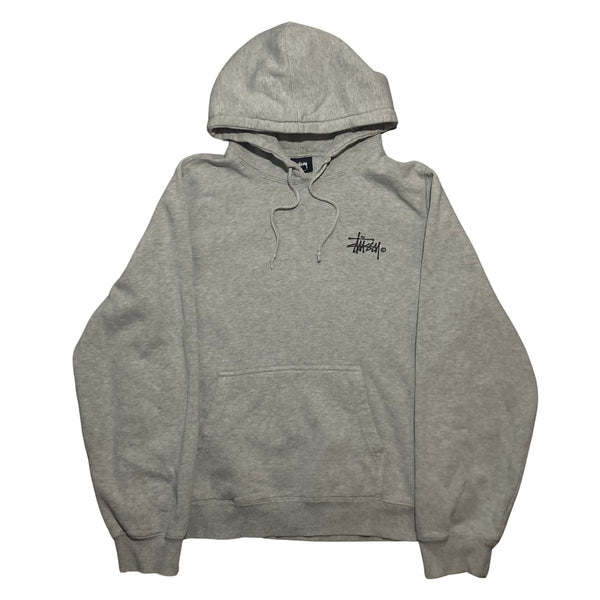 Stussy Gray Pullover Hoodie Size L (Fits S)