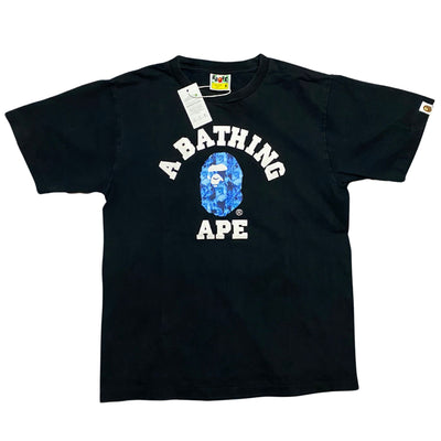 BAPE Flame Collage Tee Black Size M