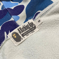 BAPE Shark ABC Camo Blue Full Zip Hoodie (WGM) Size S