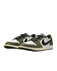 Jordan 1 Retro Low Medium Olive Summit White Sail Black