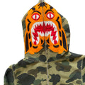 BAPE Tiger Shark Full Zip Green Camo