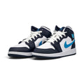 Jordan 1 Mid Obsidian Dark Powder Blue (GS)