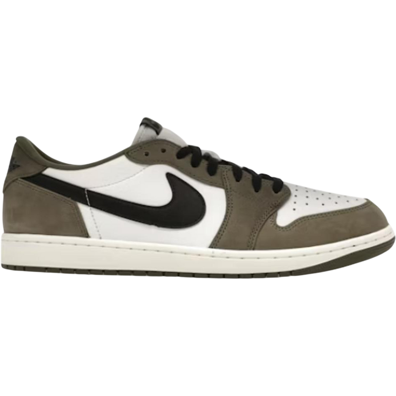 Jordan 1 Retro Low Medium Olive Summit White Sail Black